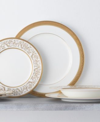 Summit Gold Set of 4 Dinner Plates, 10.75"