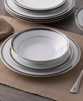 Austin Platinum Set of 4 Dinner Plates, 10.50"