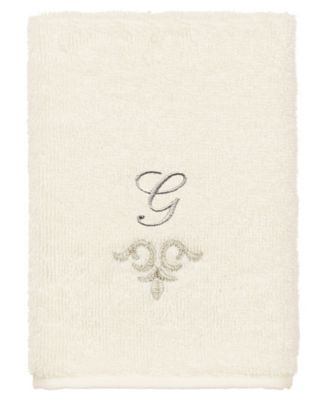 Turkish Cotton Monica Embellished Towel 3 Piece Set - Cream