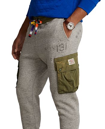 Polo Ralph Lauren Men's Fleece Graphic Cargo Pants - Macy's