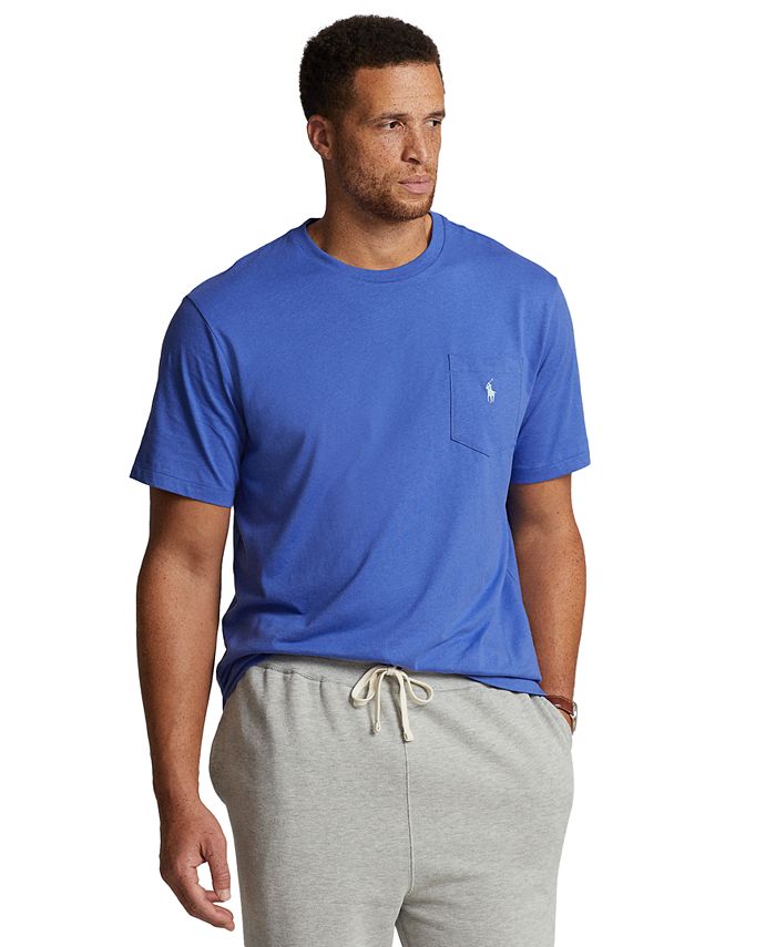 Polo Ralph Lauren Men's Big & Tall Jersey Pocket T-Shirt & Reviews -  T-Shirts - Men - Macy's