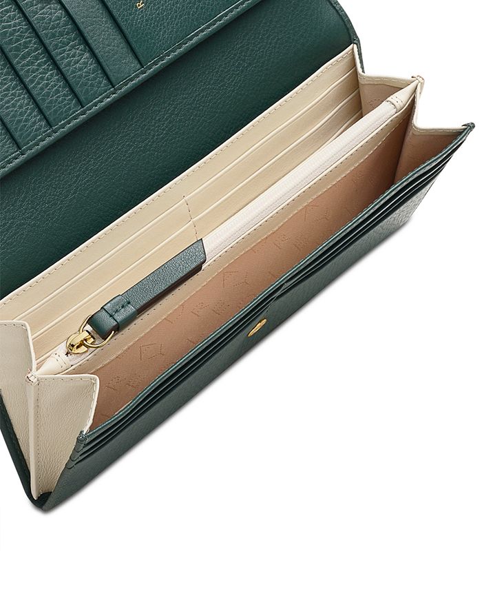 Radley London Large Printed Leather Flapover Wallet Macy's