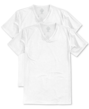 UPC 608279322412 product image for Calvin Klein Men's Stretch Cotton V-Neck Undershirt 2-Pack | upcitemdb.com