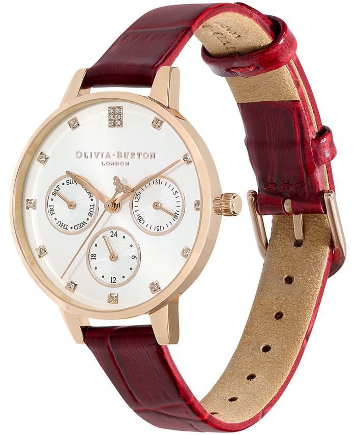 Olivia Burton Bicolor Artificial Leather Dress Watch