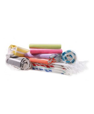 Herringbone Pestemal 100% Turkish Cotton 2-Pack Beach Towels