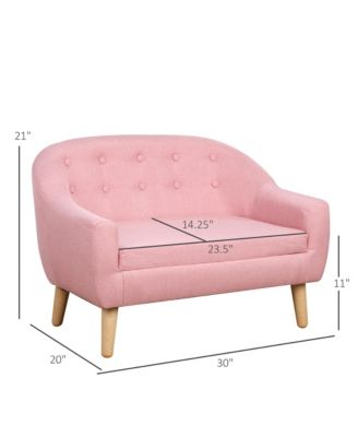 2-Seat Kids Sofa, Toddler Sofa Couch, Sofa Chair for Ages 3-7