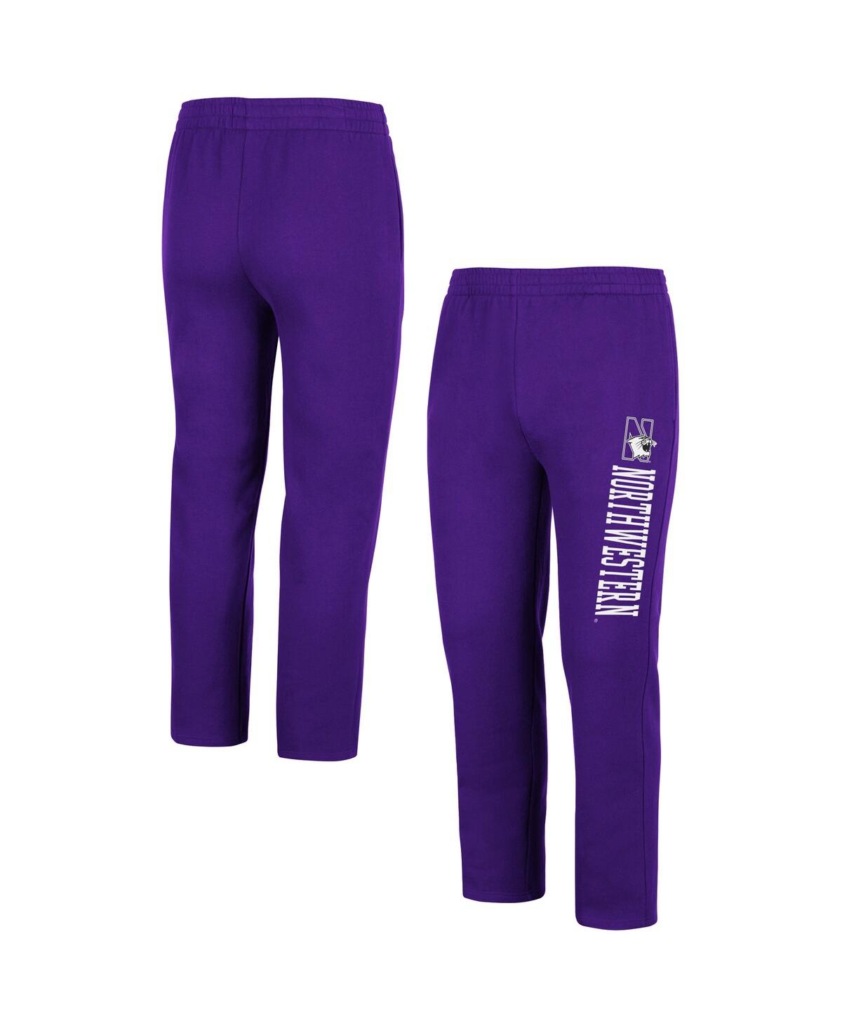 Shop Colosseum Men's  Purple Northwestern Wildcats Fleece Pants