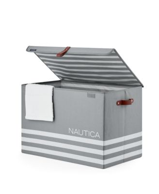 Folded Large Storage Trunk with Lid Stripe