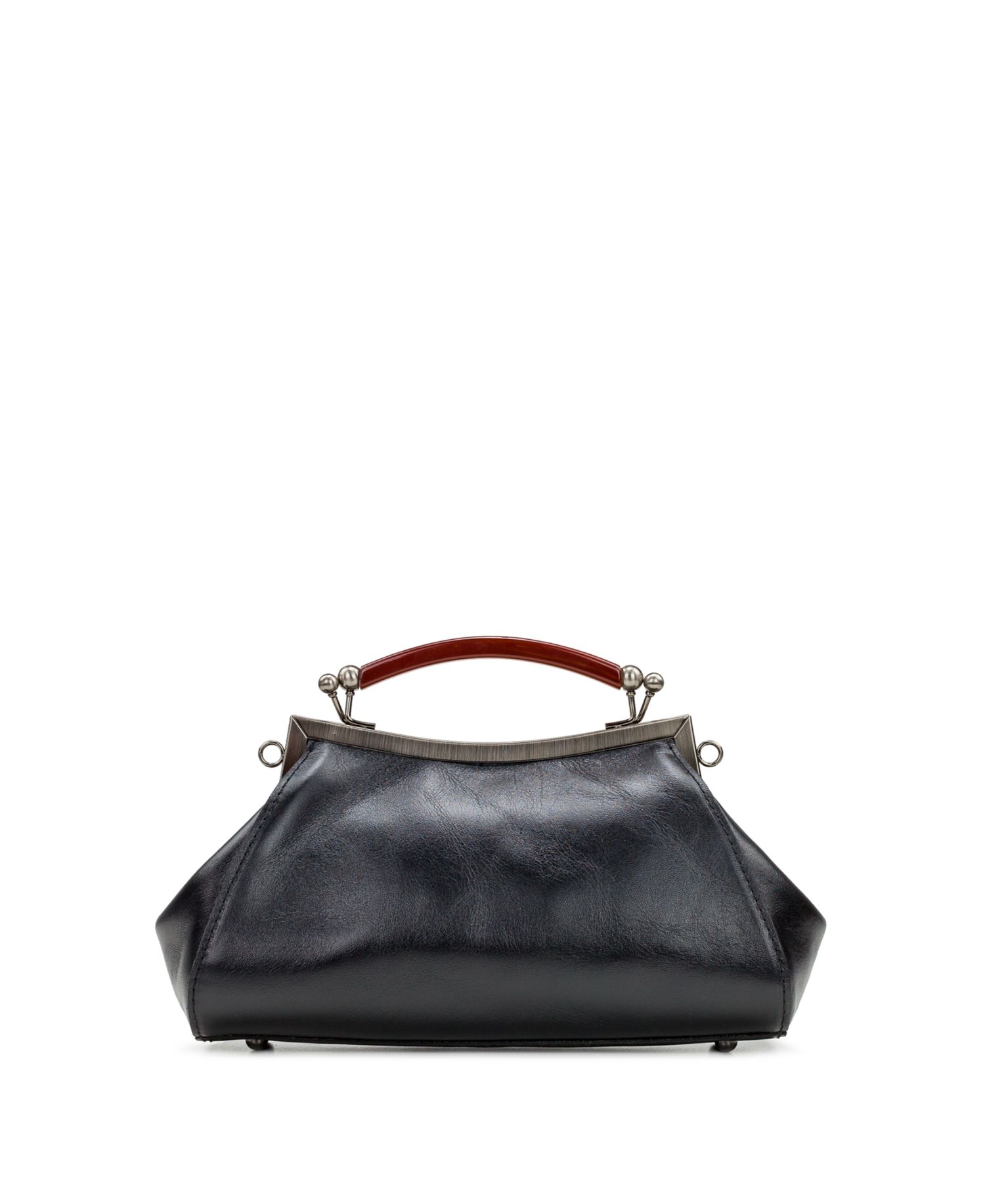 Kelmscott Small Leather Frame Crossbody Bag