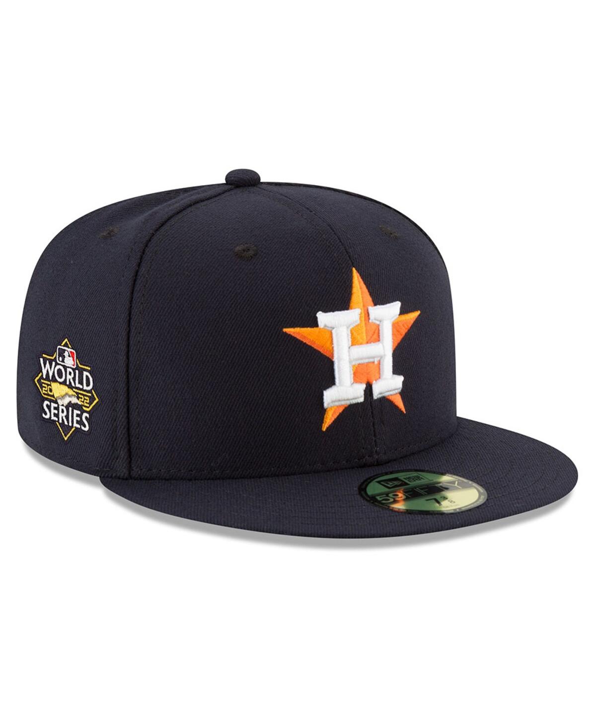 New Era Navy Houston Astros 2022 World Series Champions Side Patch Low Profile 59fifty Fitted Hat In Navy