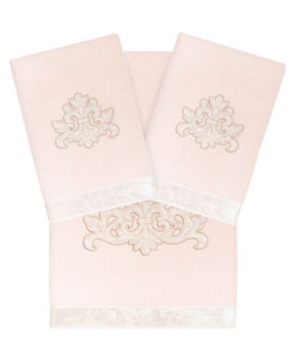 Turkish Cotton May Embellished 3-Pc. Bath Towel Set