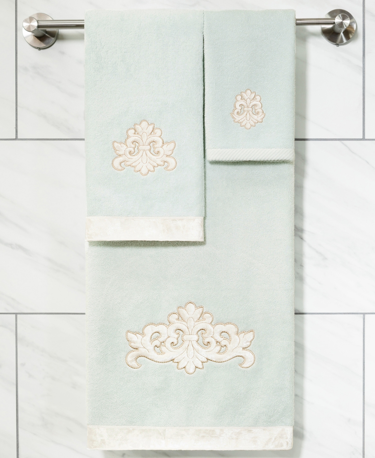Linum Home Turkish Cotton May Embellished -Pc. Bath Towel Set