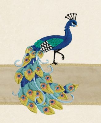 Turkish Cotton Penelope Embellished 2-Pc. Bath Towel Set