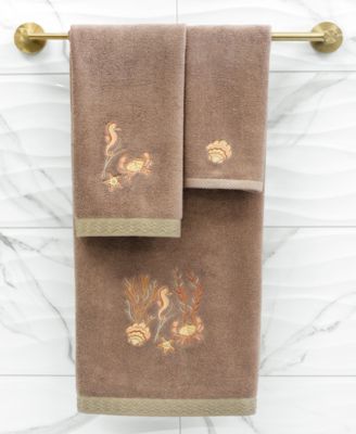 Turkish Cotton Aaron Embellished 3-Pc. Bath Towel Set