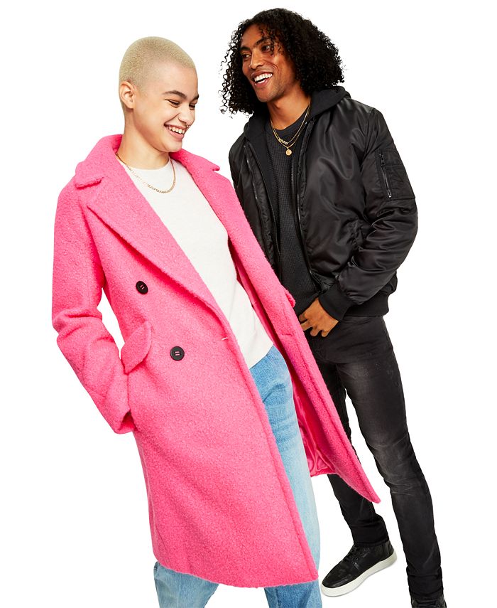 BCBGeneration Women's DoubleBreasted Bouclé Walker Coat, Created for