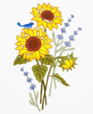 Linum Home Turkish Cotton Girasol Embellished 2-Pc. Bath Towel Set