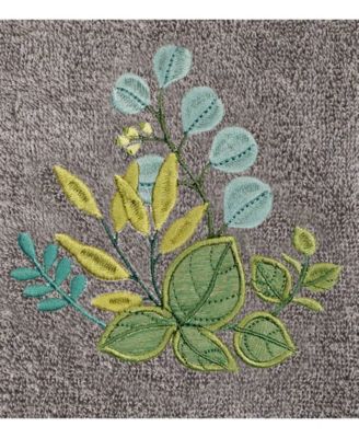 Turkish Cotton Botanica Embellished 3-Pc. Bath Towel Set