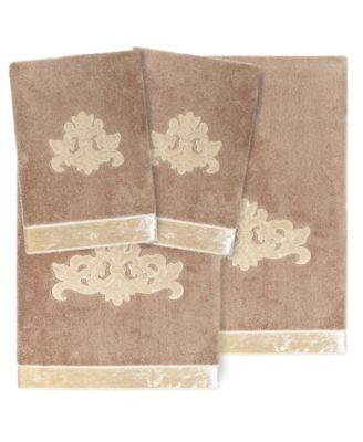 Turkish Cotton May Embellished 4-Pc. Bath Towel Set