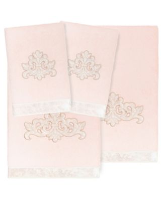 Turkish Cotton May Embellished 4-Pc. Bath Towel Set