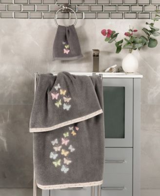 Turkish Cotton Mariposa Embellished 4-Pc. Bath Towel Set