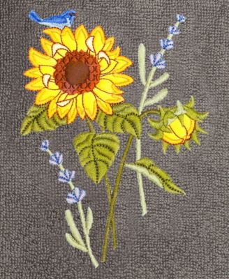 Turkish Cotton Girasol Embellished 4-Pc. Bath Towel Set