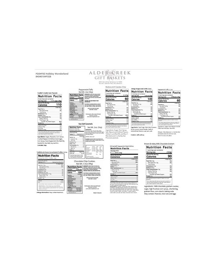 Alder Creek Gift Baskets Holiday Wonderland Gift Set Macy's