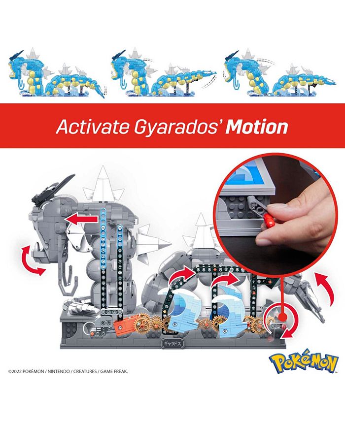 Mega Construx Pokemon Motion Gyarados Building Figure Set
