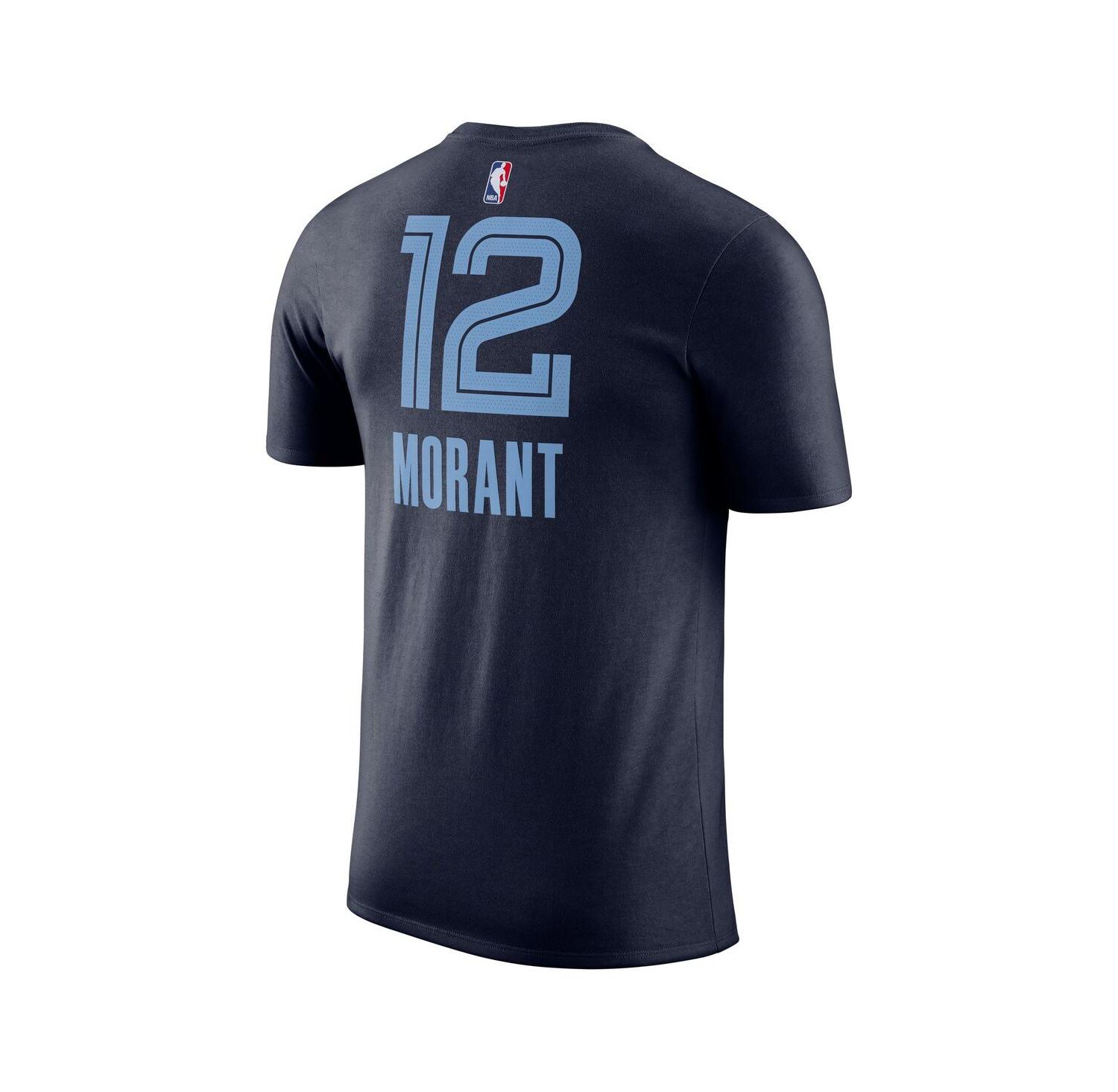 Men's Ja Morant Navy Memphis Grizzlies Icon 2022/23 Name and Number Performance T-shirt
