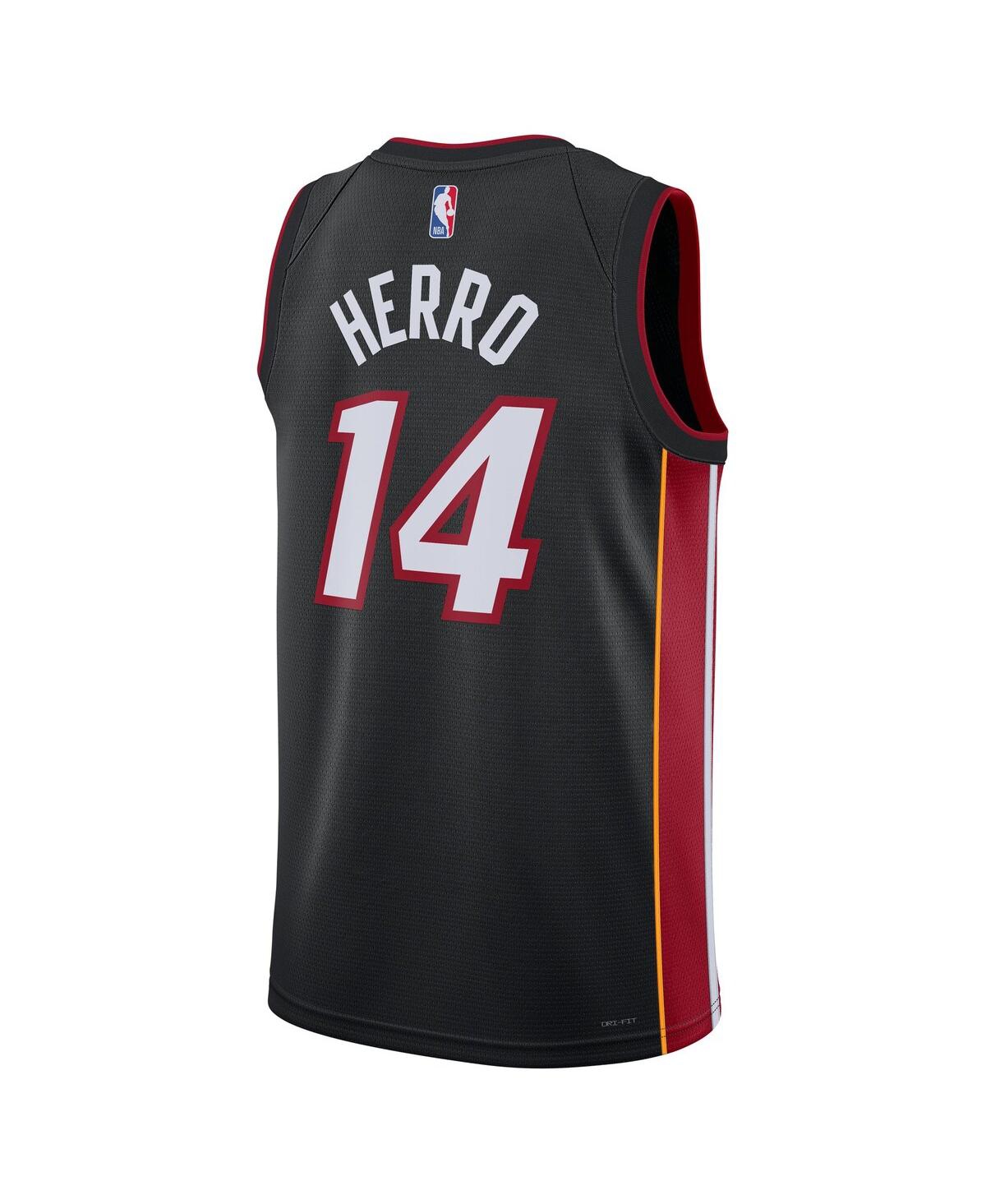 Men's and Women's Nike Tyler HerroMiami Heat Swingman Jersey - Icon Edition - Black