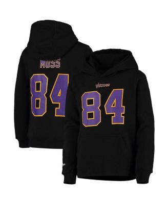 Randy Moss Minnesota Vikings Mitchell & Ness Youth Retired Player Name &  Number Fleece Pullover Hoodie - Black