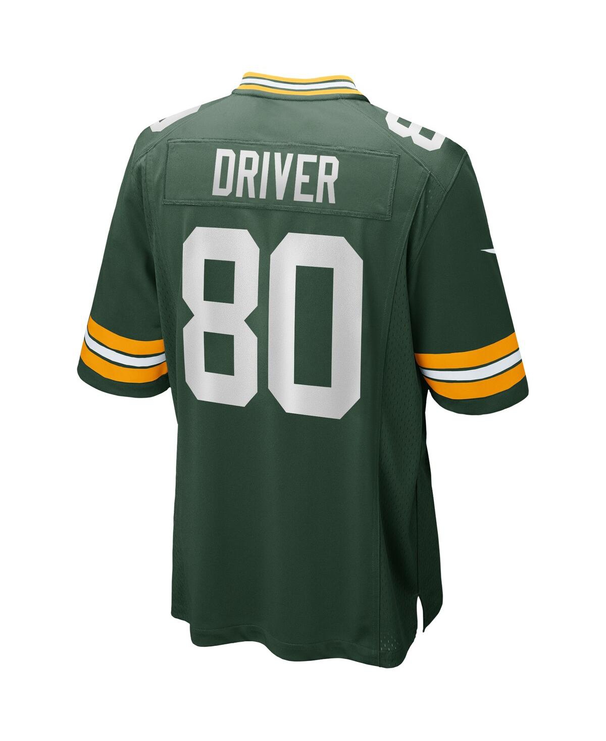 Men's Nike Donald DriverGreen Bay Packers Game Retired Player Jersey - Green