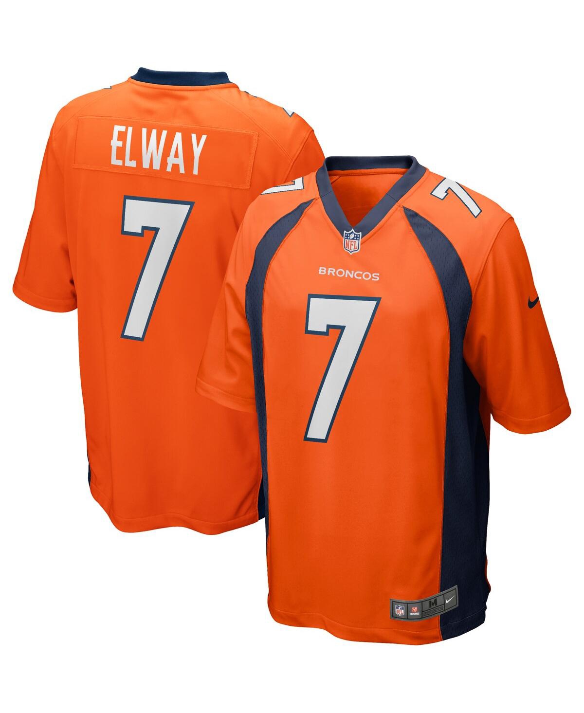 Men's Nike John ElwayDenver Broncos Game Retired Player Jersey - Orange