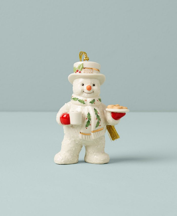 Lenox 2022 Snowman Treats Ornament Macy's