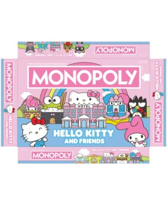 USAopoly Monopoly Hello Kitty and Friends Edition Set, 116 Piece