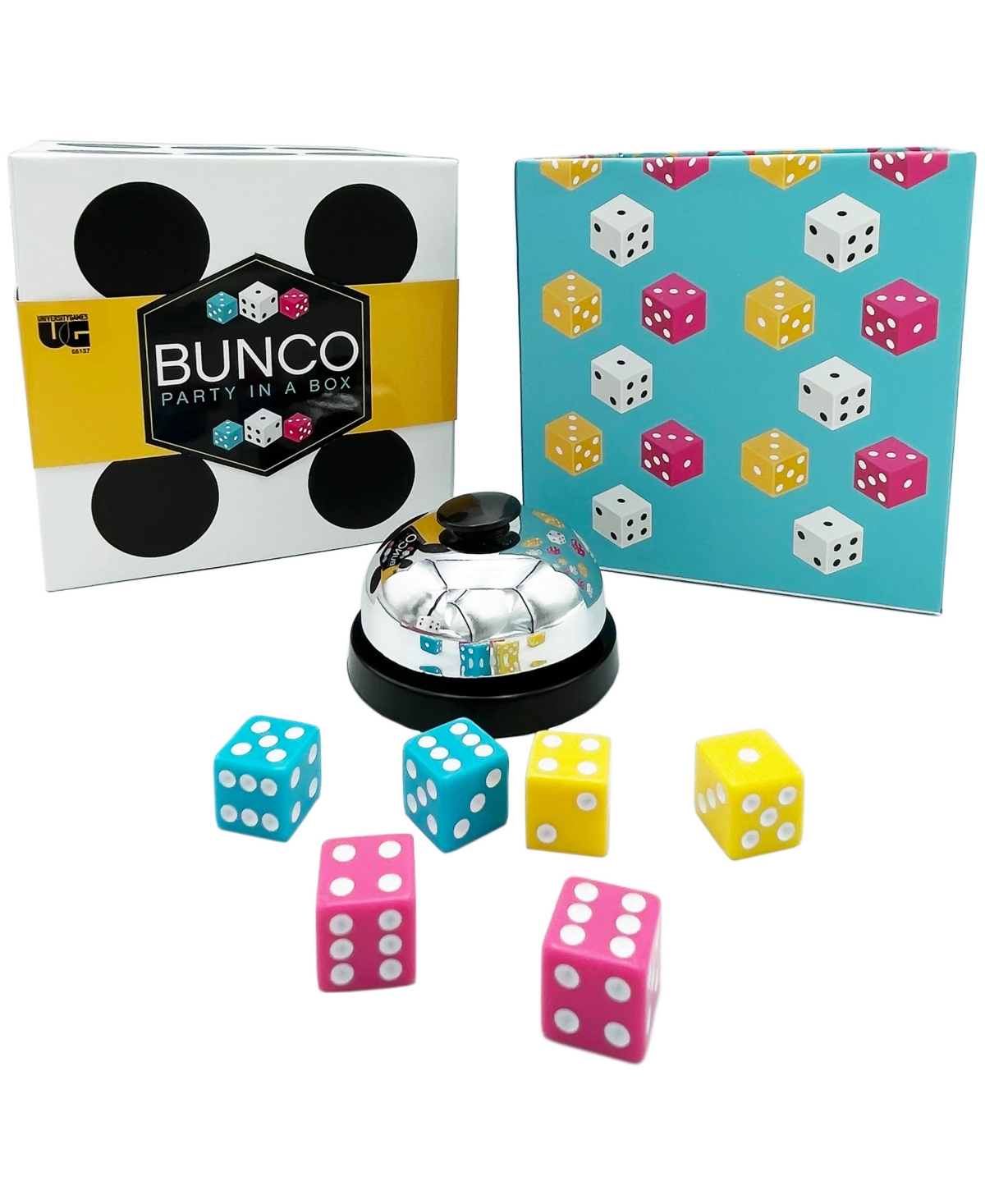 University Games Bunco Party In A Box Set, 14 Piece In Multi Color