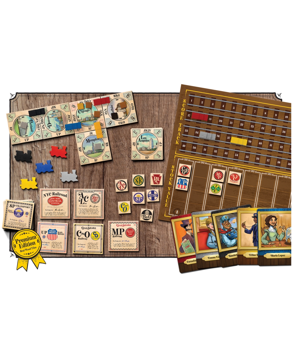 Forbidden Games Railroad Rivals Premium Edition Set, 251 Piece In Multi Color