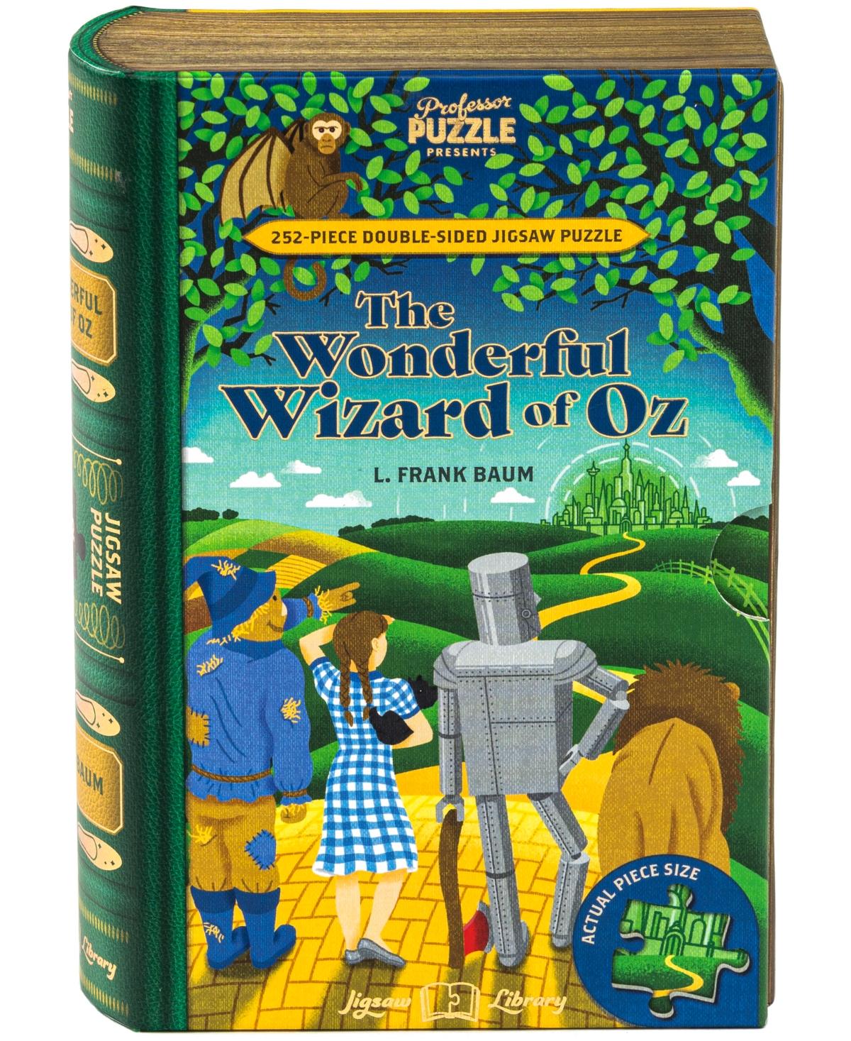 Shop Professor Puzzle L. Frank Baum's The Wonderful Wizard Of oz Double-sided Jigsaw Puzzle Set, 252 Pieces In Multi Color