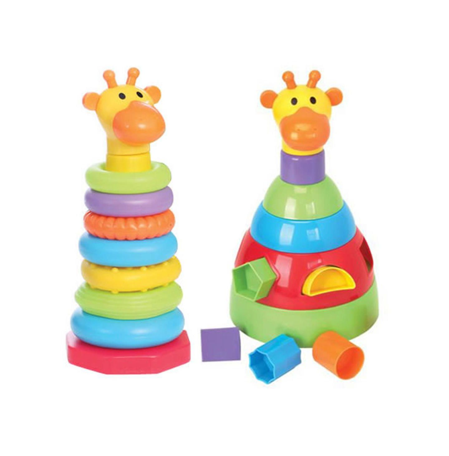 Детские игрушки Kaplan Early Learning Stack Sort Kit Fine Motor Skills 50+ Pieces, Ages 12 Months+ — фото 2