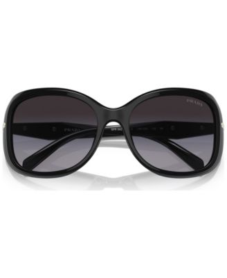 PRADA Oval Women\'s black Sunglasses, PR 04ZS NEW Oval Women main image 4
