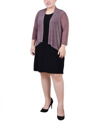 Dress cardigan plus size on sale