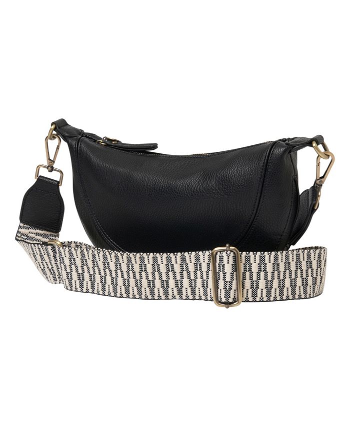 O BAG Women Mini XL Extra Light with Zip Inner Bag Luna Park and Handles in Eco Leather