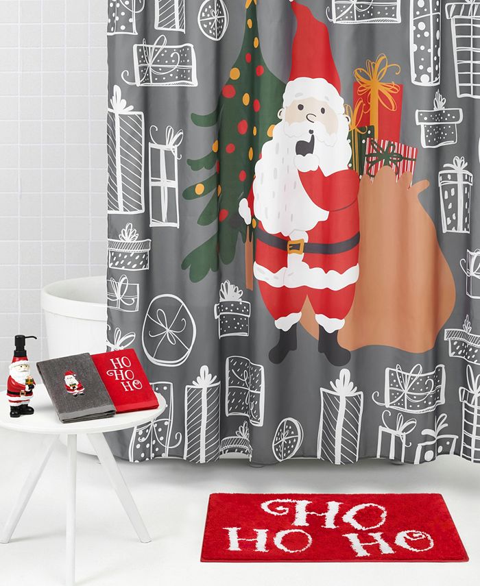 Home for the Holidays Santa Christmas Bathroom Accessory 17 Piece Set ...