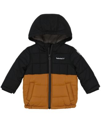 Timberland Outerwear Baby Boys Colorblock Puffer Coat Macy s