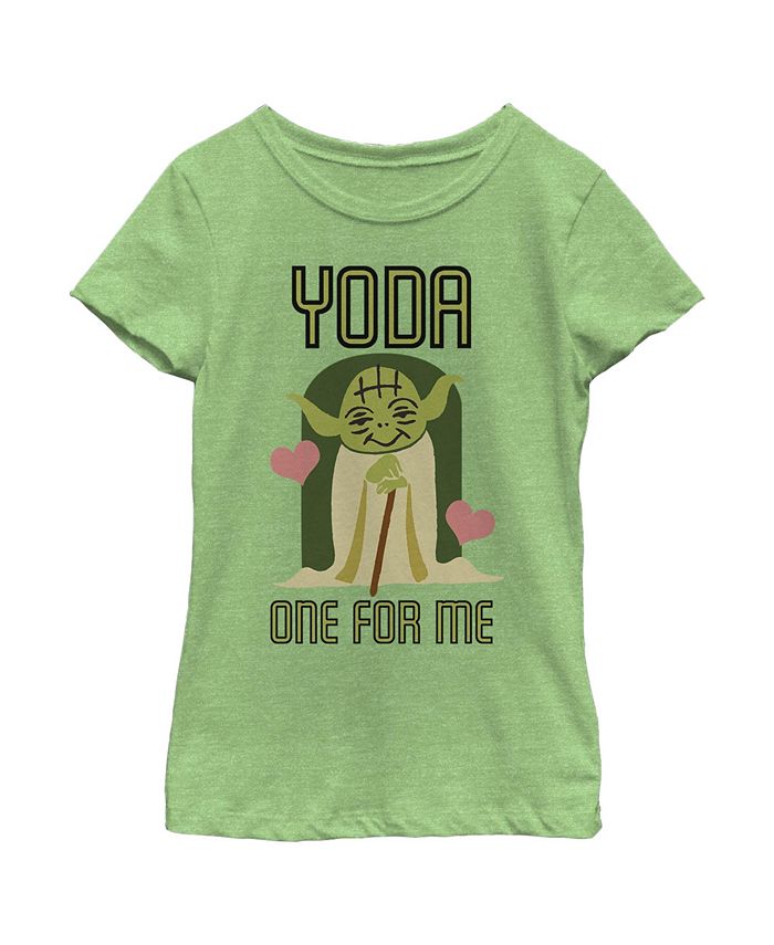 Disney Lucasfilm Girl's Star Wars Valentine's Day Yoda One for Me