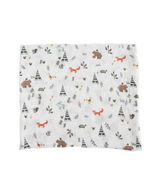 Watercolor Roses Cotton Muslin 3-Pack Swaddle Blanket Set