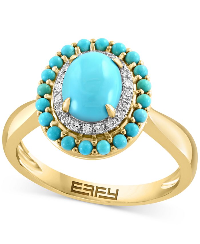 Macys shop turquoise ring