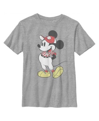 Boy's Mickey & Friends Mickey Mouse Baseball Player T-Shirt