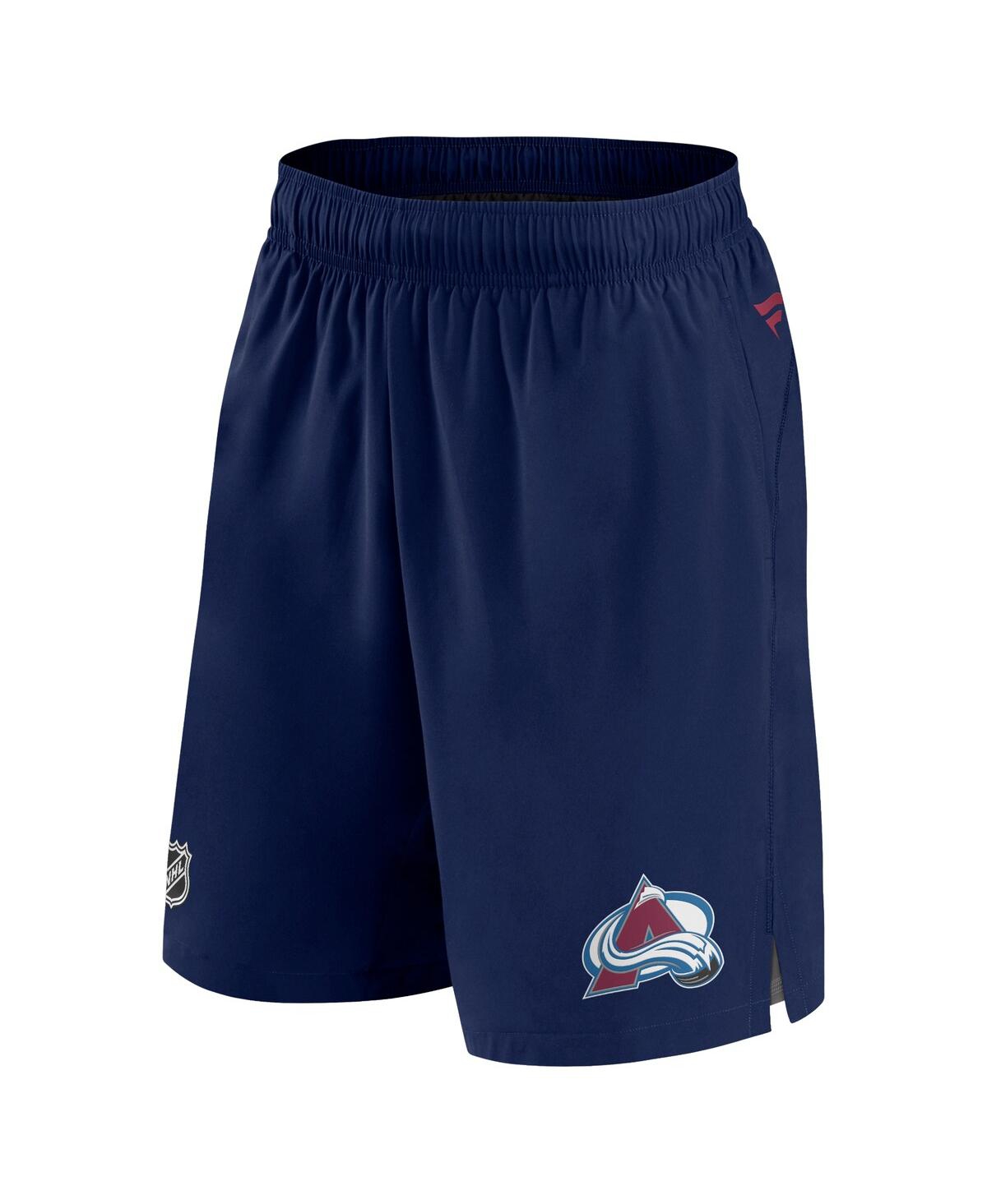 Men's FanaticsColorado Avalanche Authentic Pro Rink Shorts - Navy