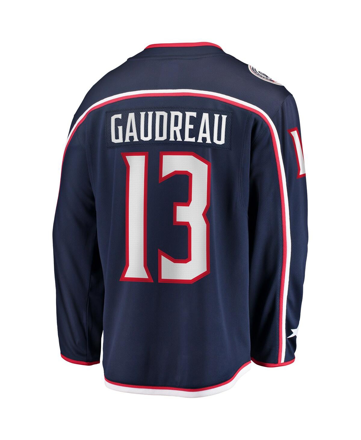 Men's Fanatics Johnny GaudreauColumbus Blue Jackets 2022 Breakaway Player Jersey - Navy