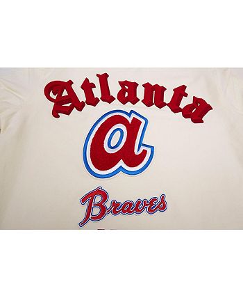 Official Atlanta braves pro standard cream cooperstown collection